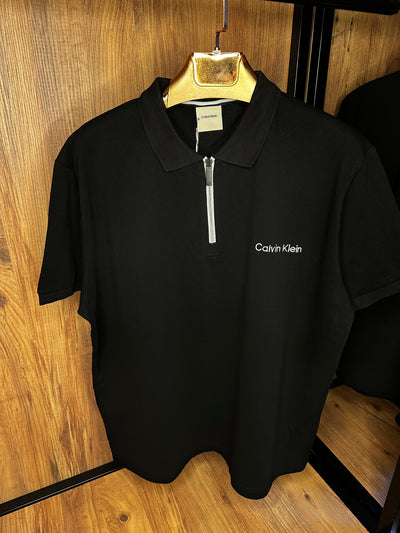CK Premium İthal Battal Beden Polo Yaka T-Shirt