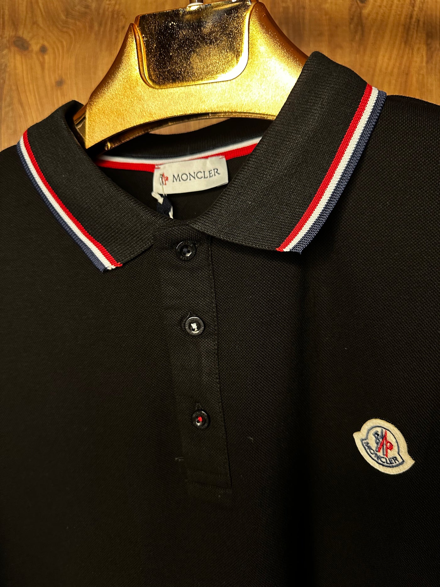 Mncler Premium İthal Battal Beden Polo Yaka T-Shirt