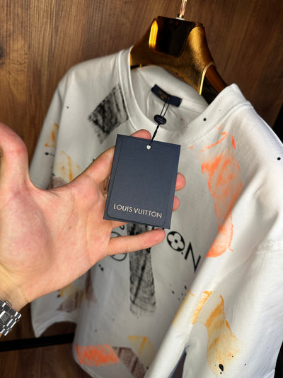 LV Premium İthal Battal Beden T-Shirt