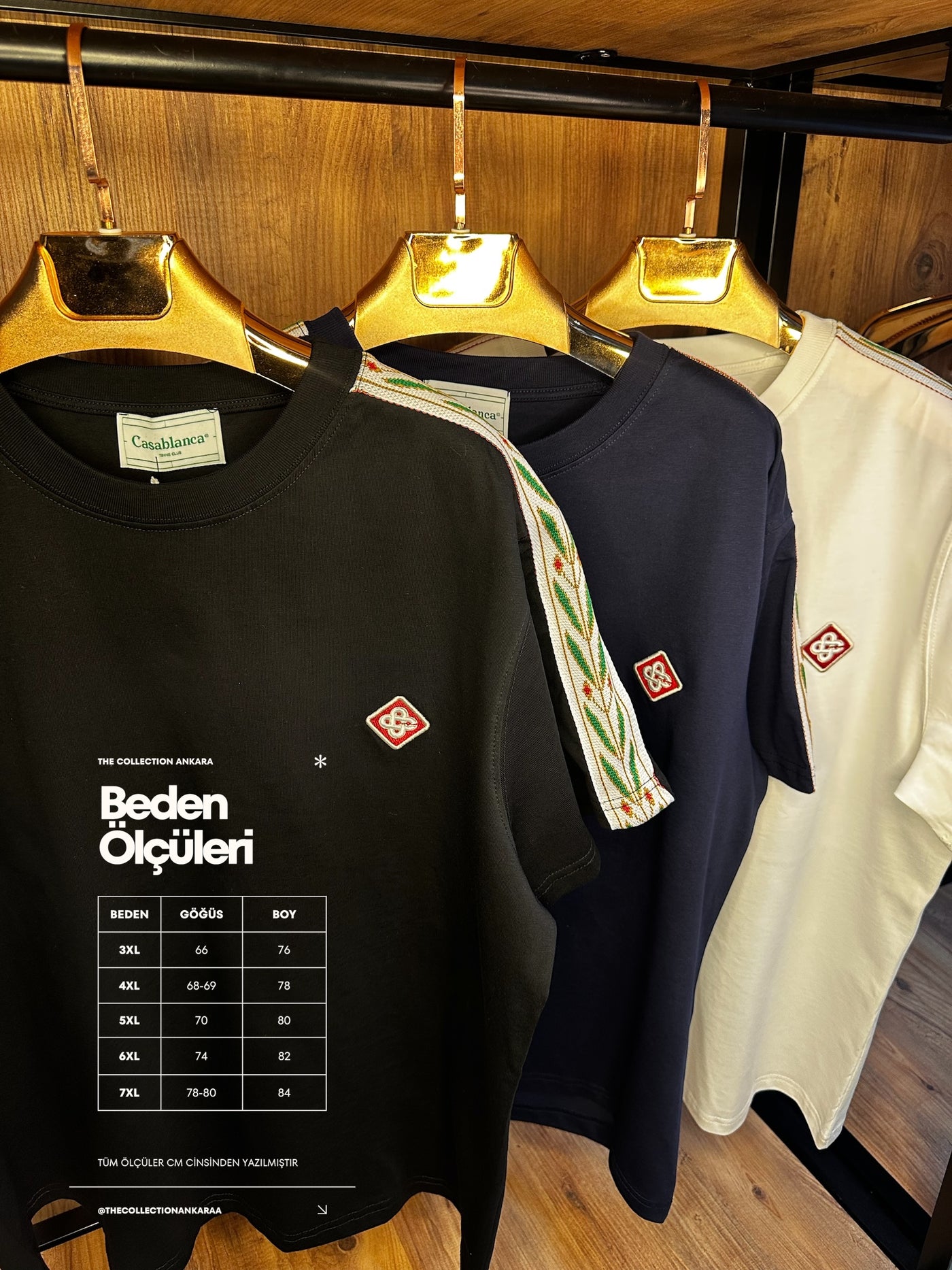 Csablanca Premium İthal Battal Beden T-Shirt