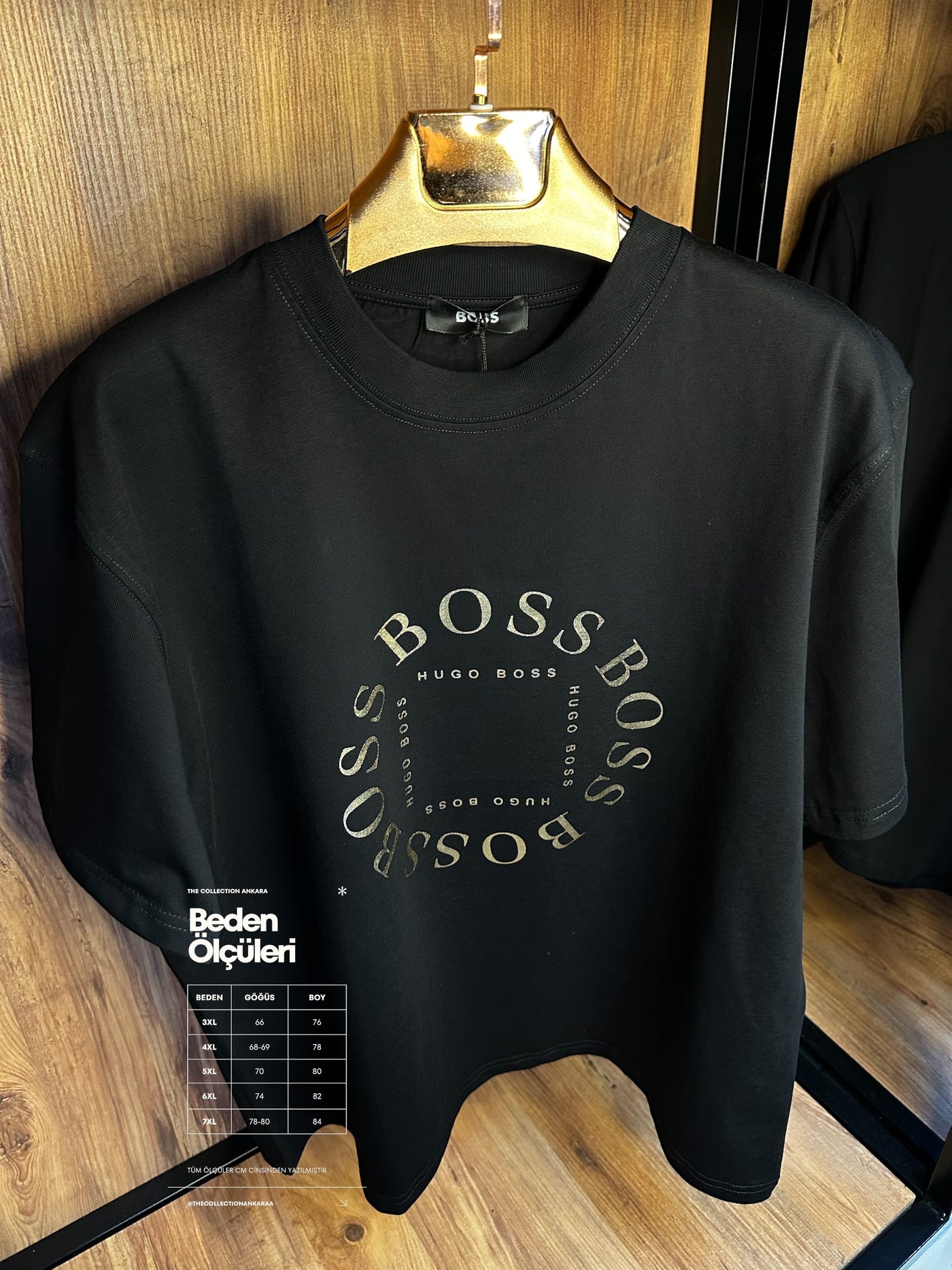 B0SS Premium İthal Battal Beden T-Shirt