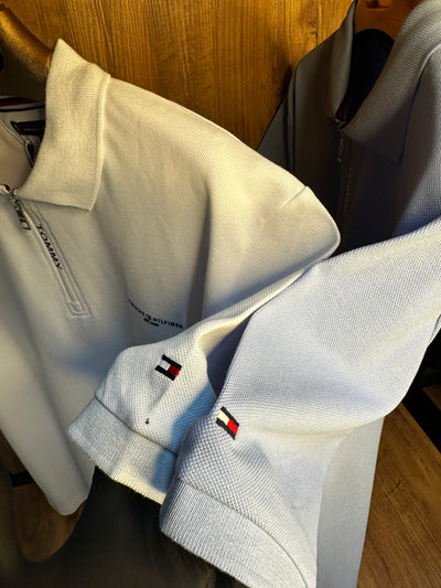 Tommy H. Premium İthal Battal Beden Polo Yaka T-Shirt