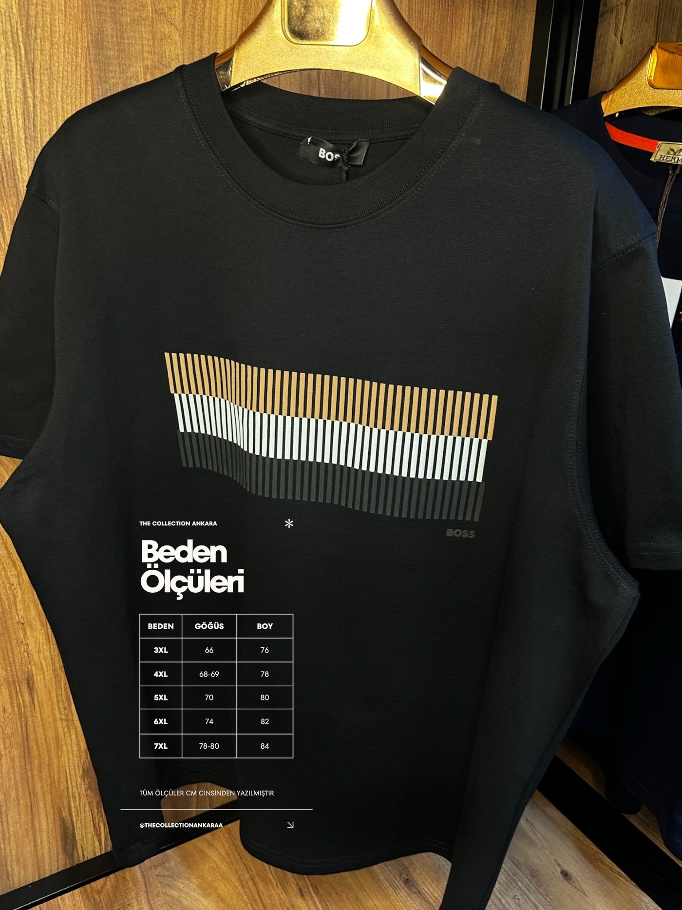 B0SS Premium İthal Battal Beden T-Shirt