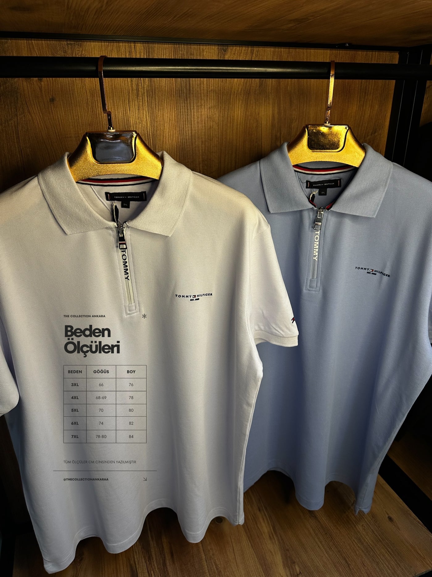 Tommy H. Premium İthal Battal Beden Polo Yaka T-Shirt