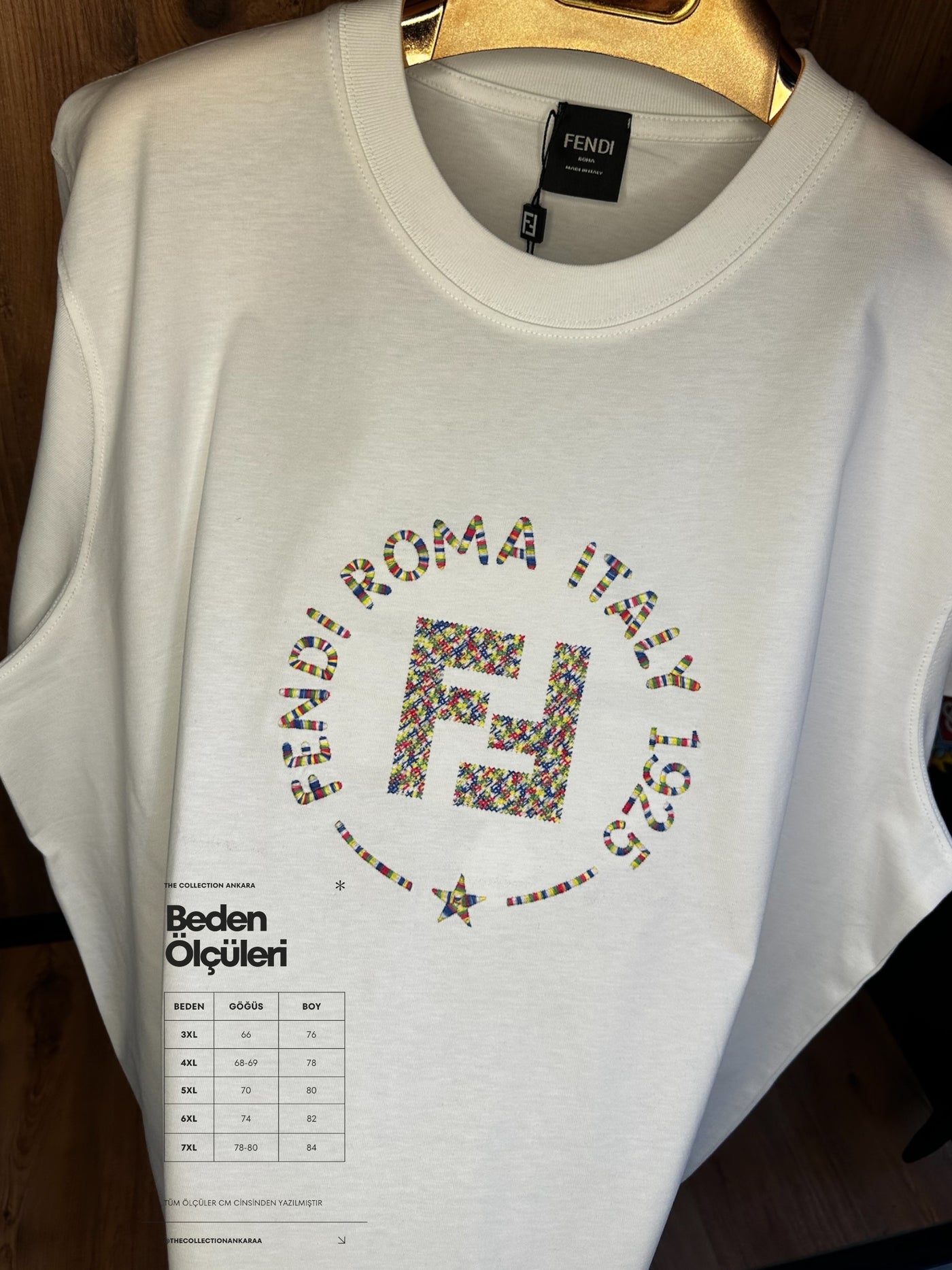 Fendi Premium İthal Battal Beden T-Shirt