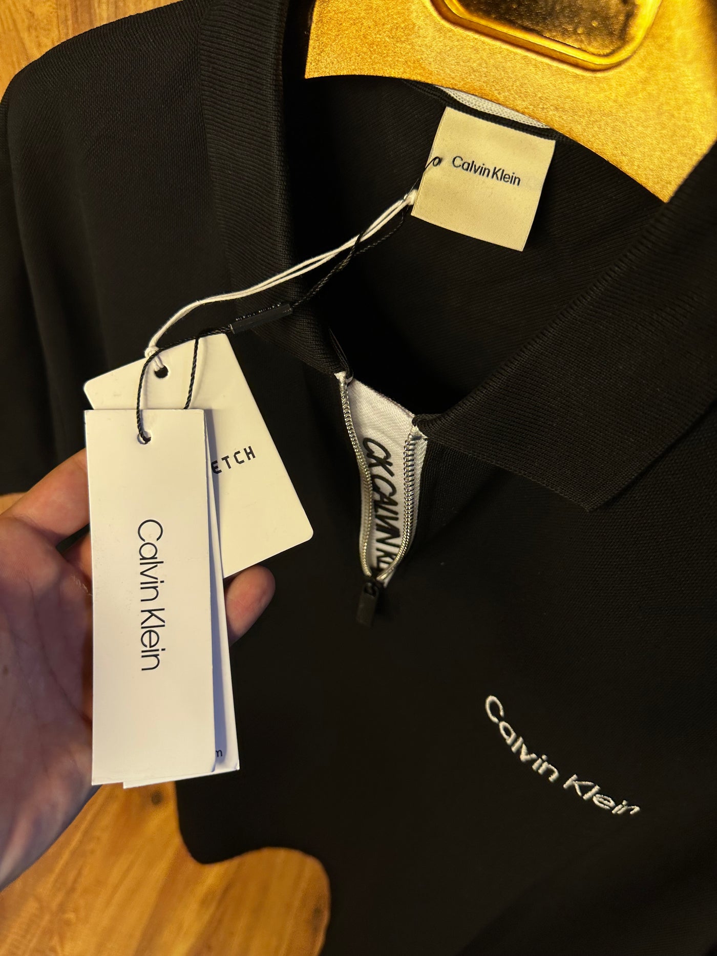CK Premium İthal Battal Beden Polo Yaka T-Shirt