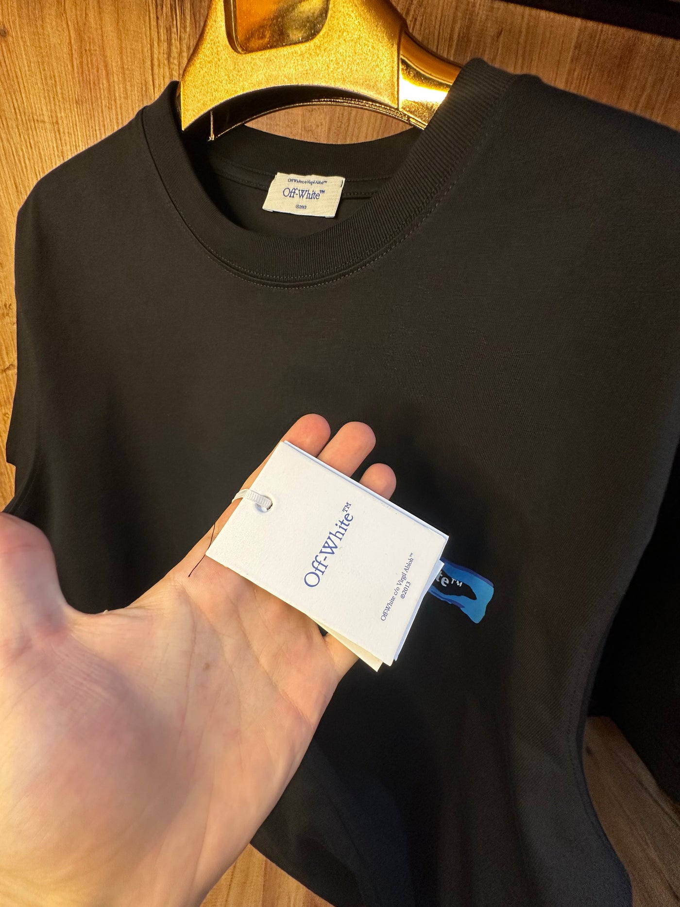 Off-Whte Premium İthal Battal Beden T-Shirt