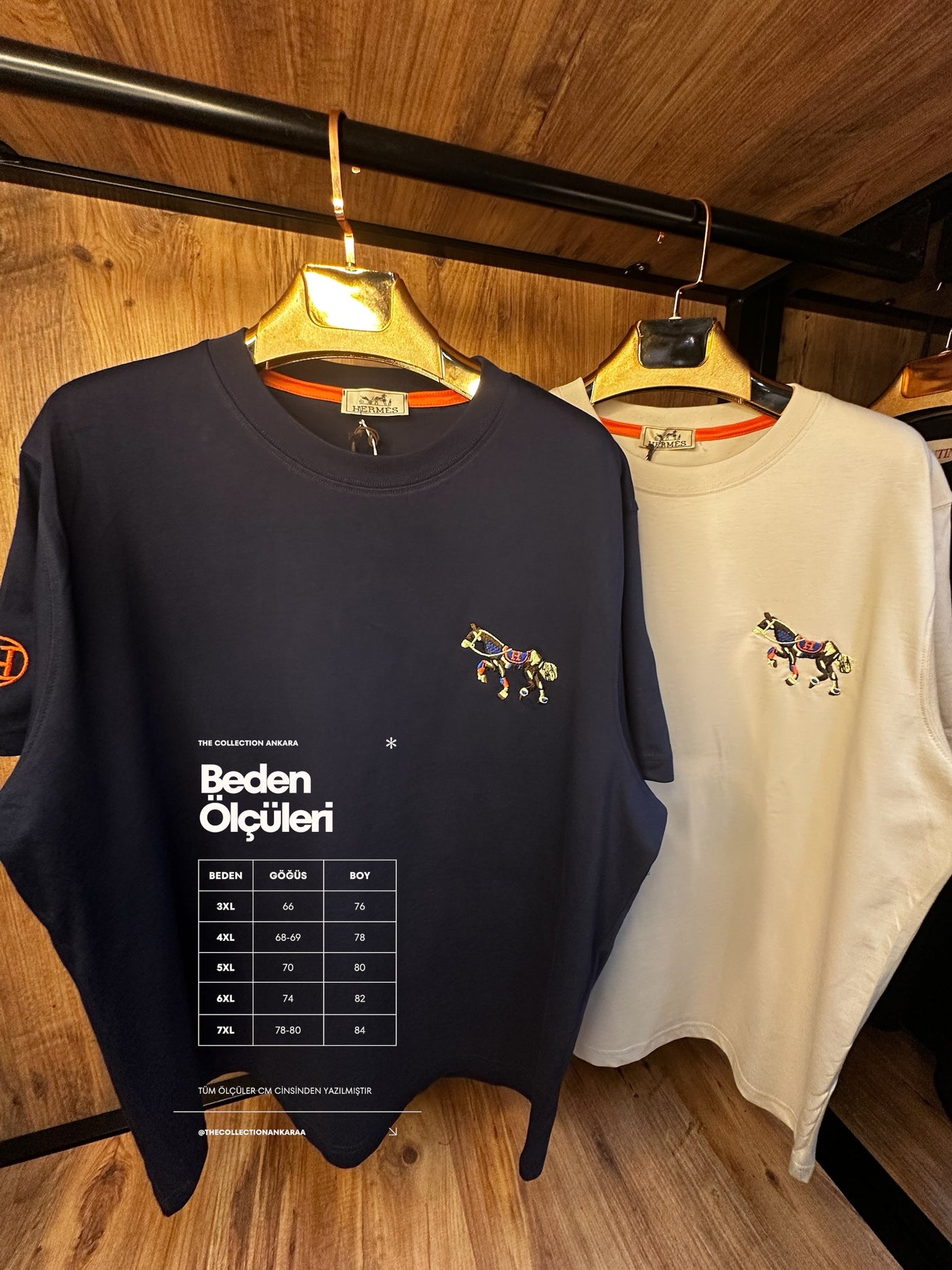 Hermes Premium İthal Battal Beden T-Shirt