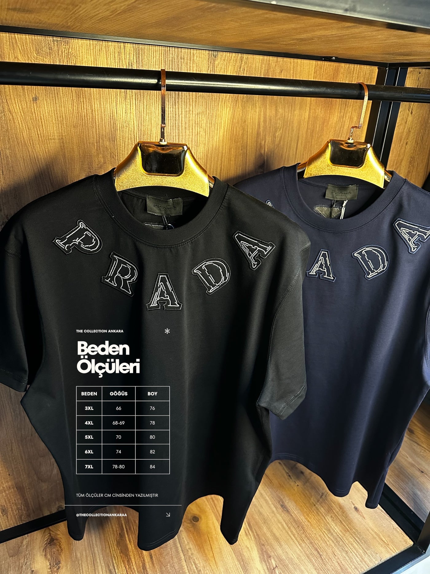 Pr da Premium İthal Battal Beden T-Shirt