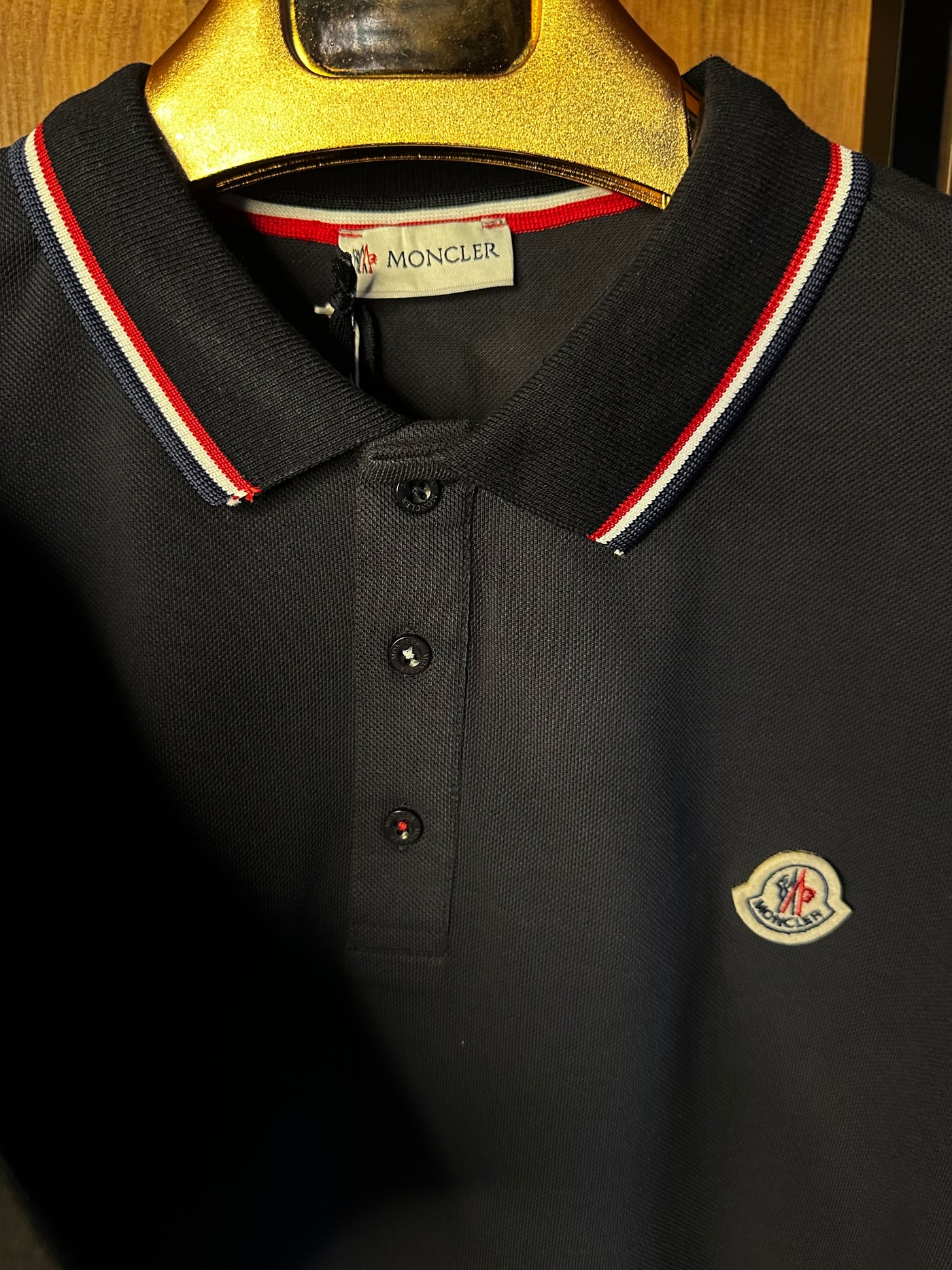 Mncler Premium İthal Battal Beden Polo Yaka T-Shirt