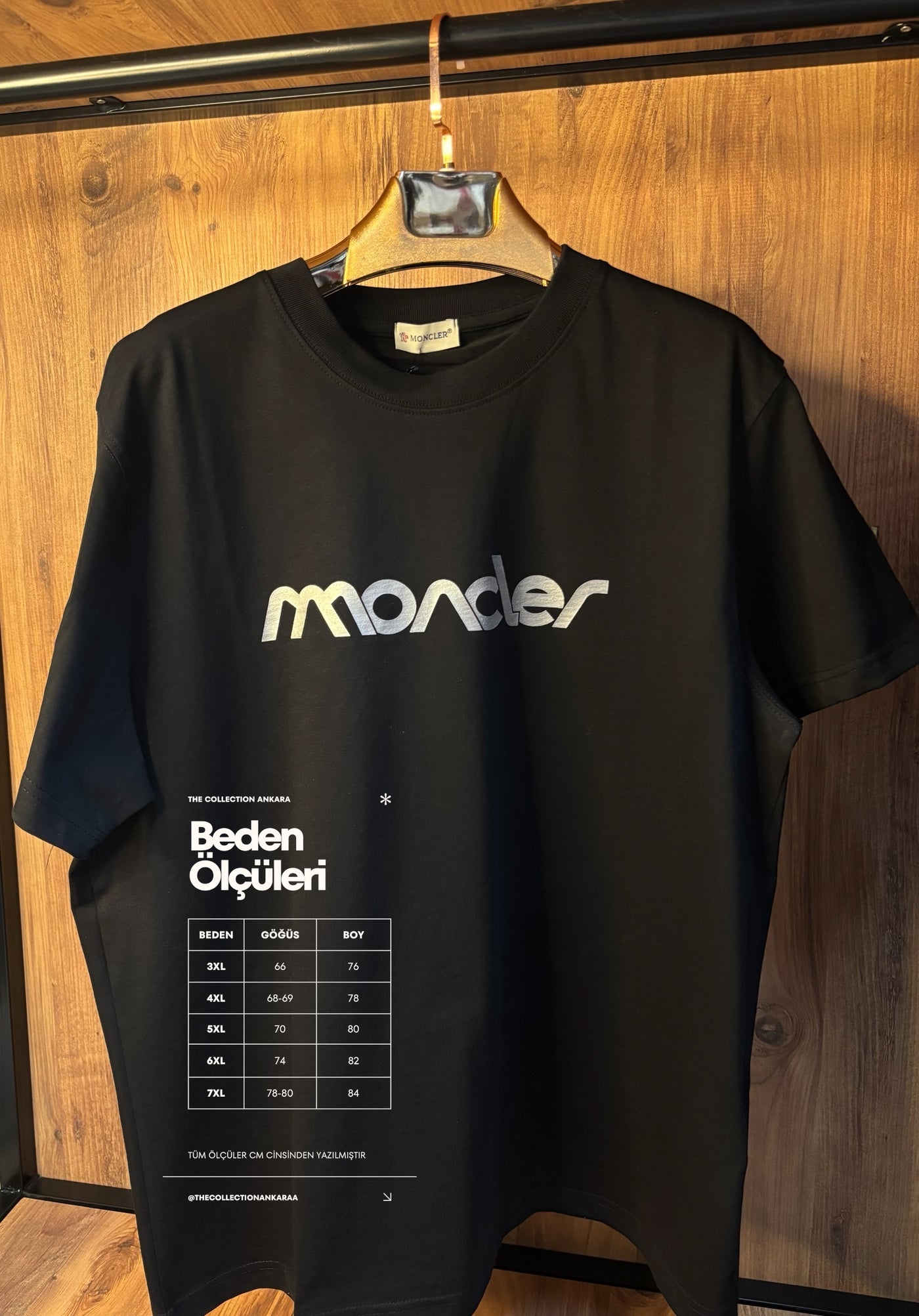 Mncler Premium İthal Battal Beden T-Shirt