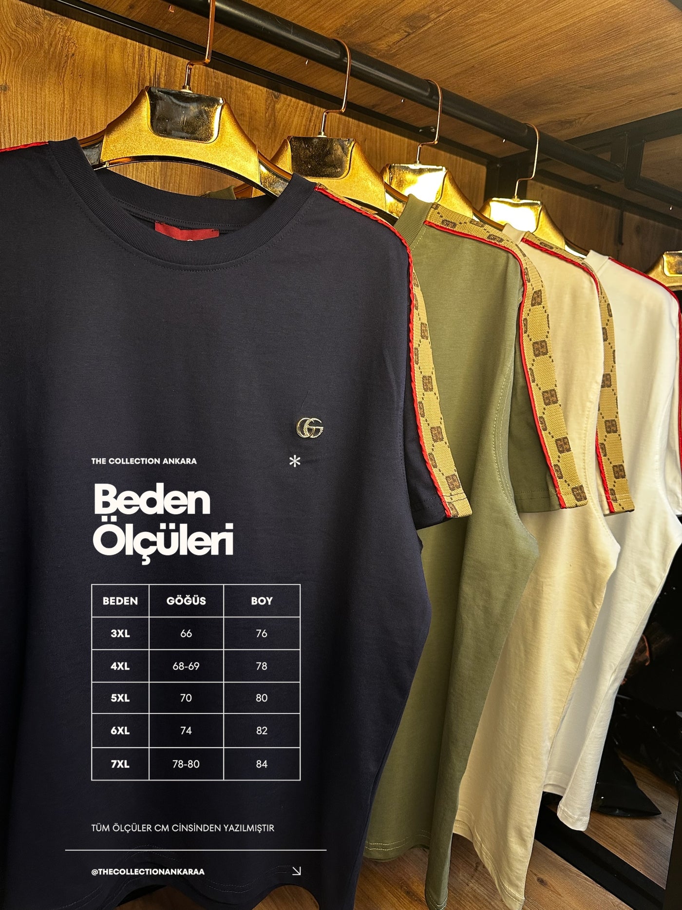 Gvcci Premium İthal Battal Beden T-Shirt
