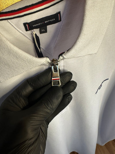 Tommy H. Premium İthal Battal Beden Polo Yaka T-Shirt