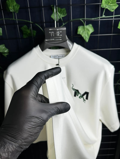 Mario Price Nakış Logo Premium T-Shirt