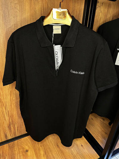 CK Premium İthal Battal Beden Polo Yaka T-Shirt