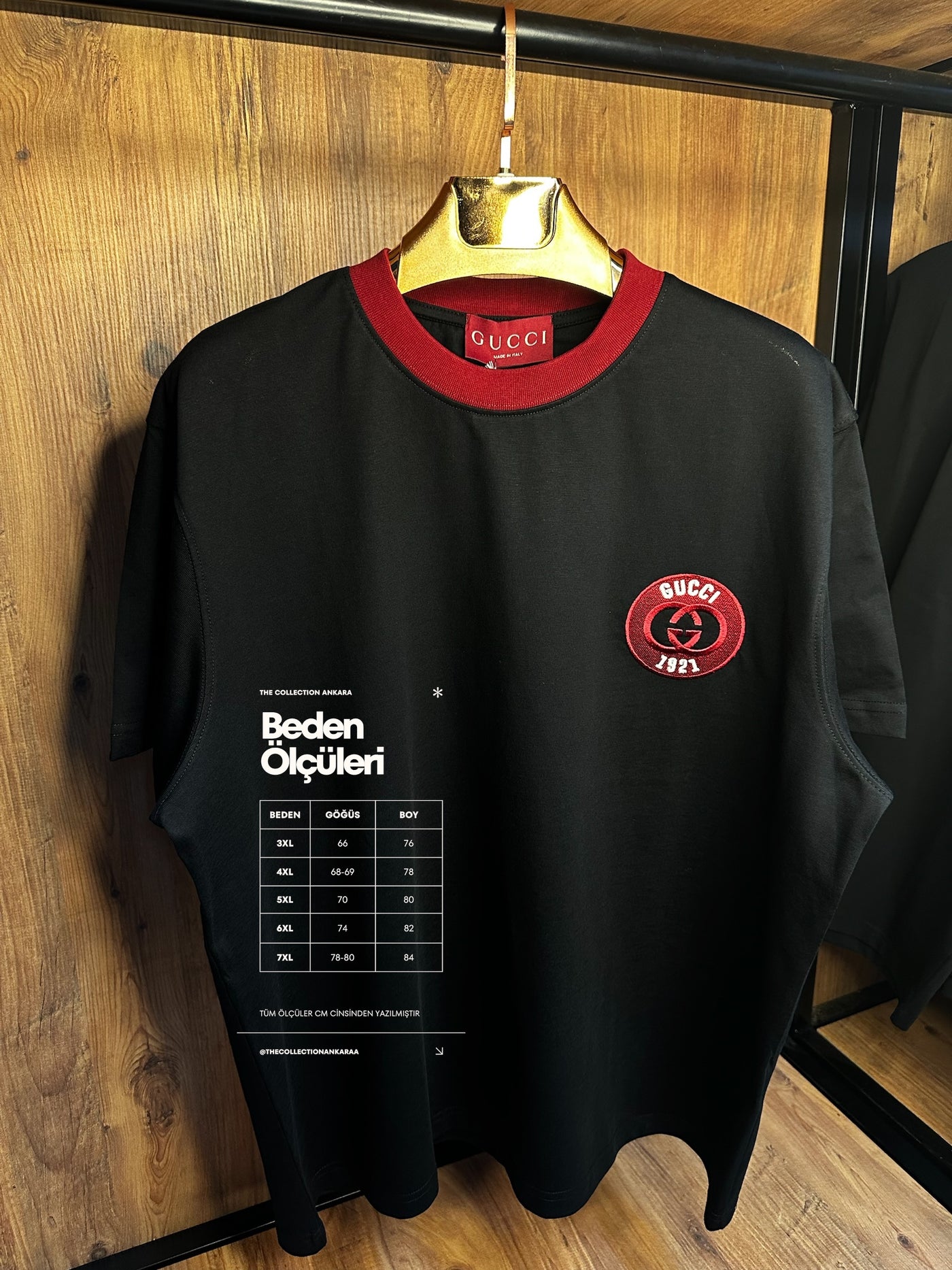 Gvcci Premium İthal Battal Beden T-Shirt