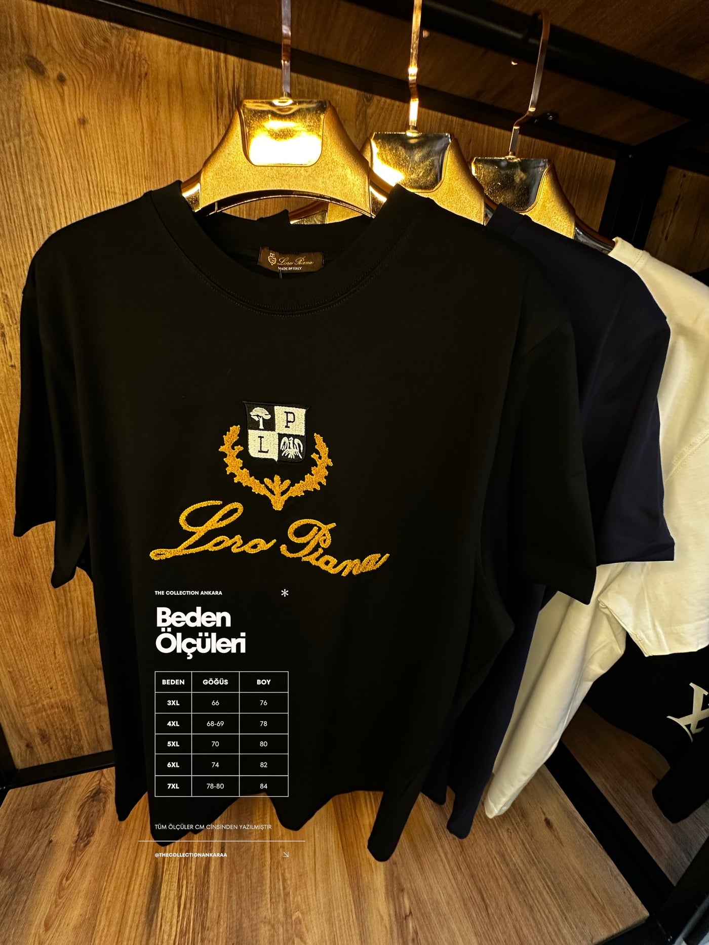 Lro Piana Premium İthal Battal Beden T-Shirt