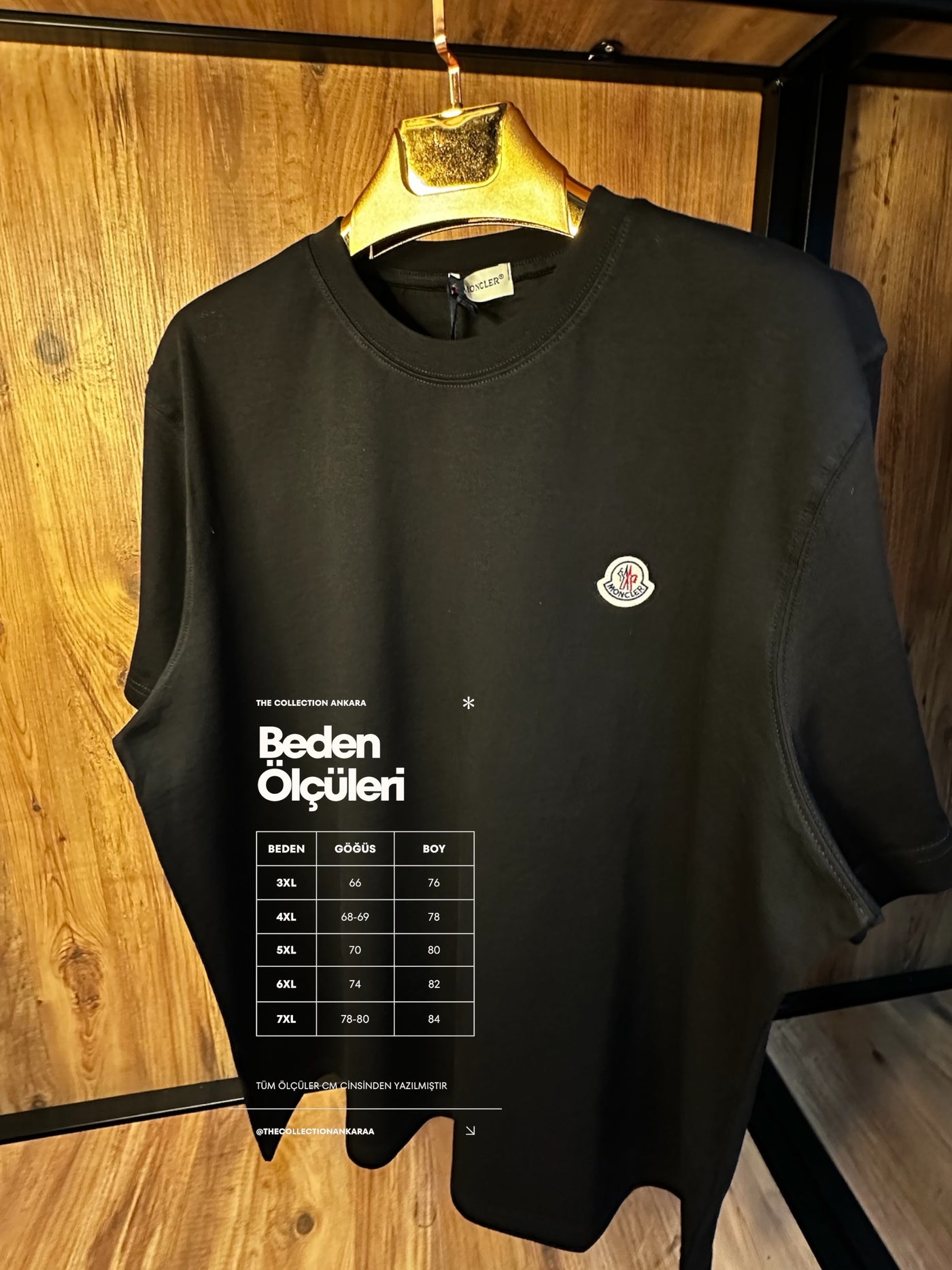 Mncler Premium İthal Battal Beden T-Shirt