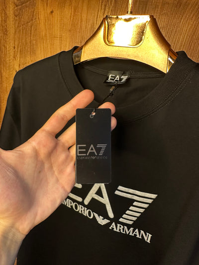 EA7 Premium İthal Battal Beden T-Shirt
