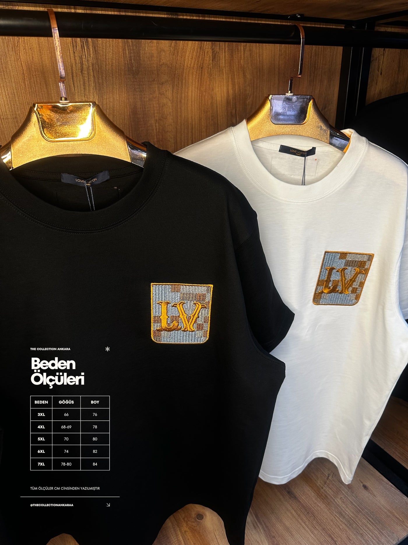 LV Premium İthal Battal Beden T-Shirt