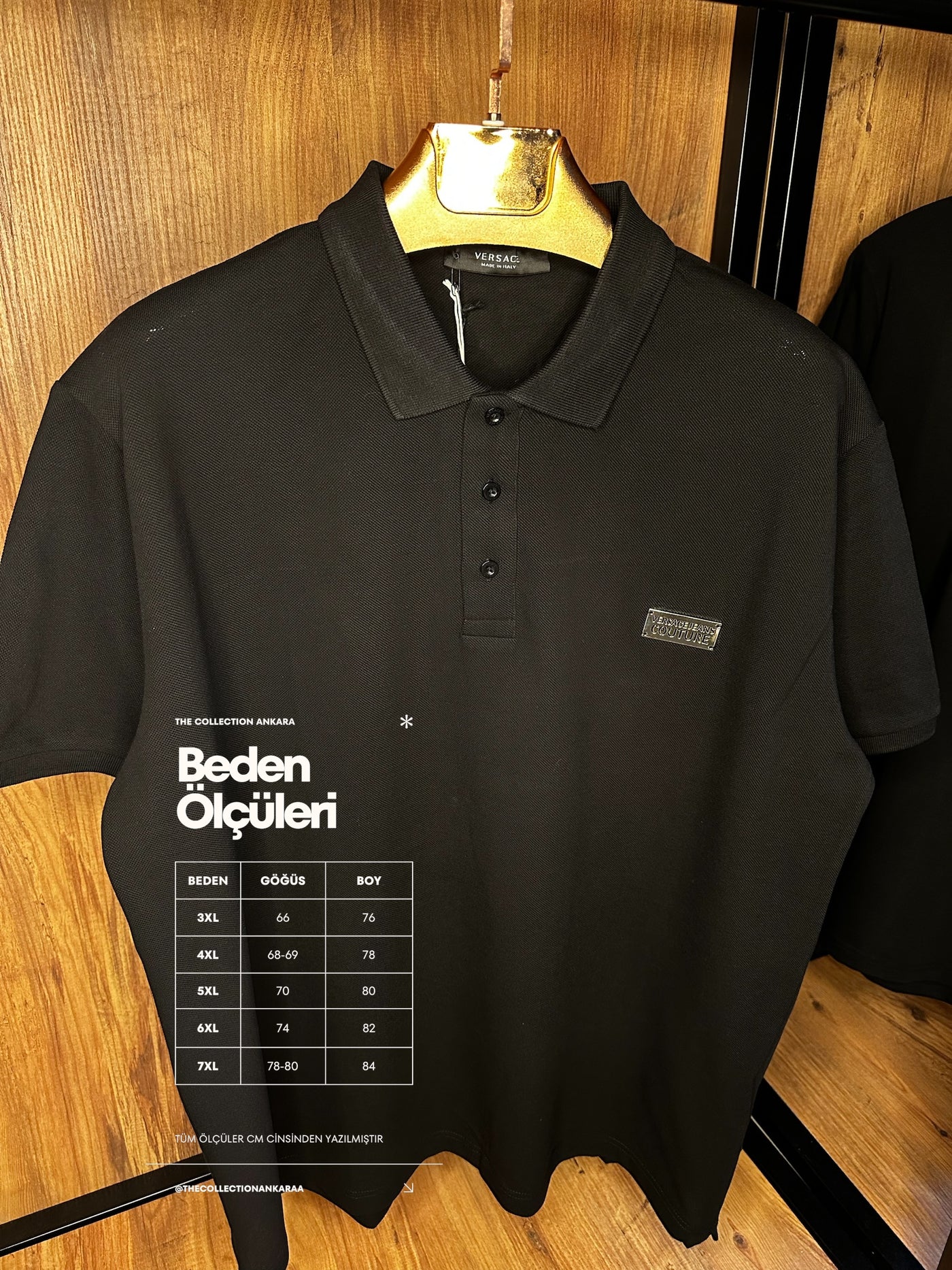 Vrsace Premium İthal Battal Beden Polo Yaka T-Shirt