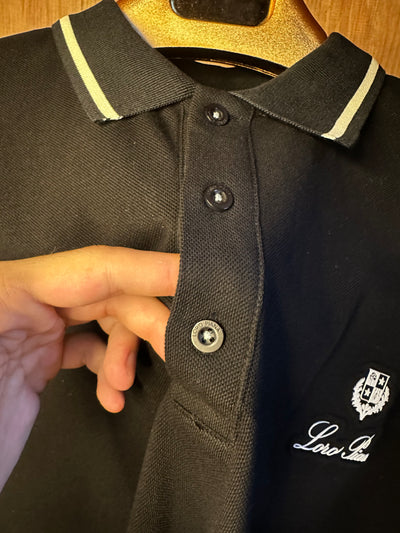 Lro Piana Premium İthal Battal Beden Polo Yaka T-Shirt
