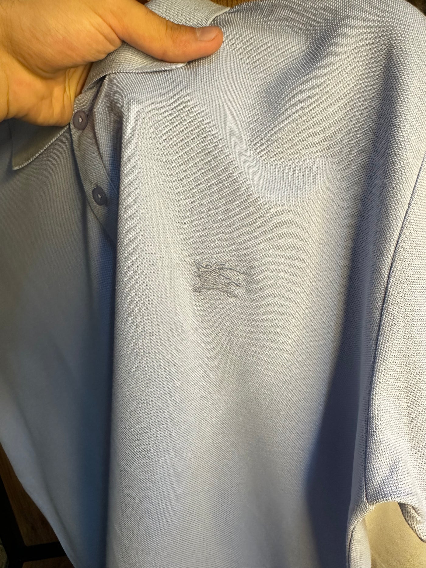 Brberry Premium İthal Battal Beden Polo Yaka T-Shirt