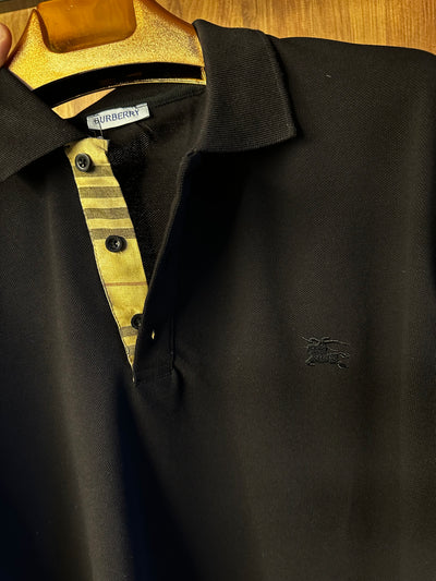 Brberry Premium İthal Battal Beden Polo Yaka T-Shirt