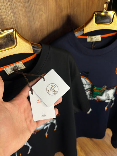 Hermes Premium İthal Battal Beden T-Shirt