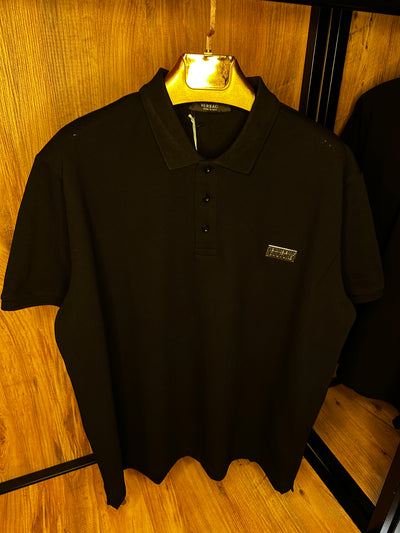 Vrsace Premium İthal Battal Beden Polo Yaka T-Shirt
