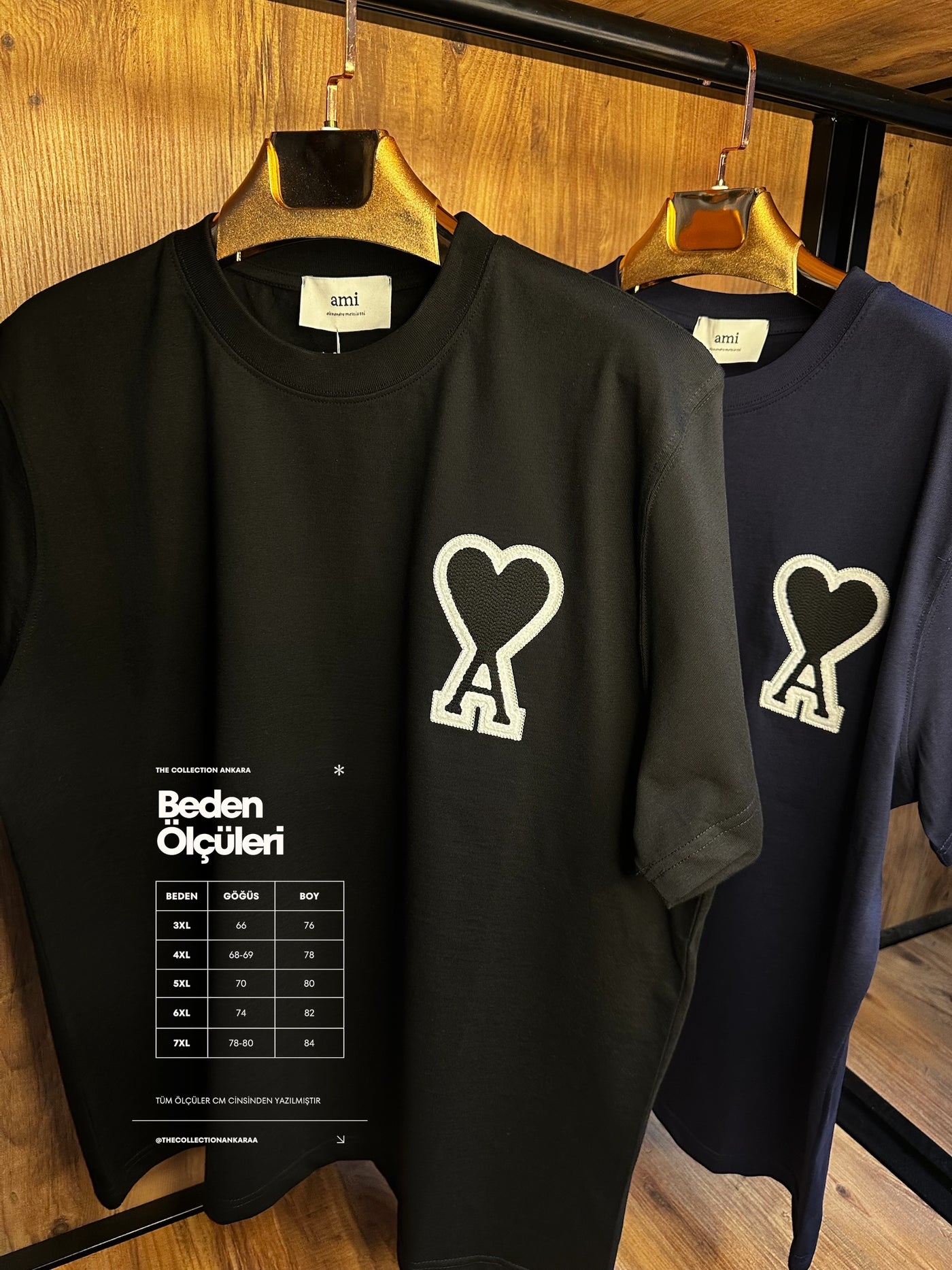 AmiParis Premium İthal Battal Beden T-Shirt
