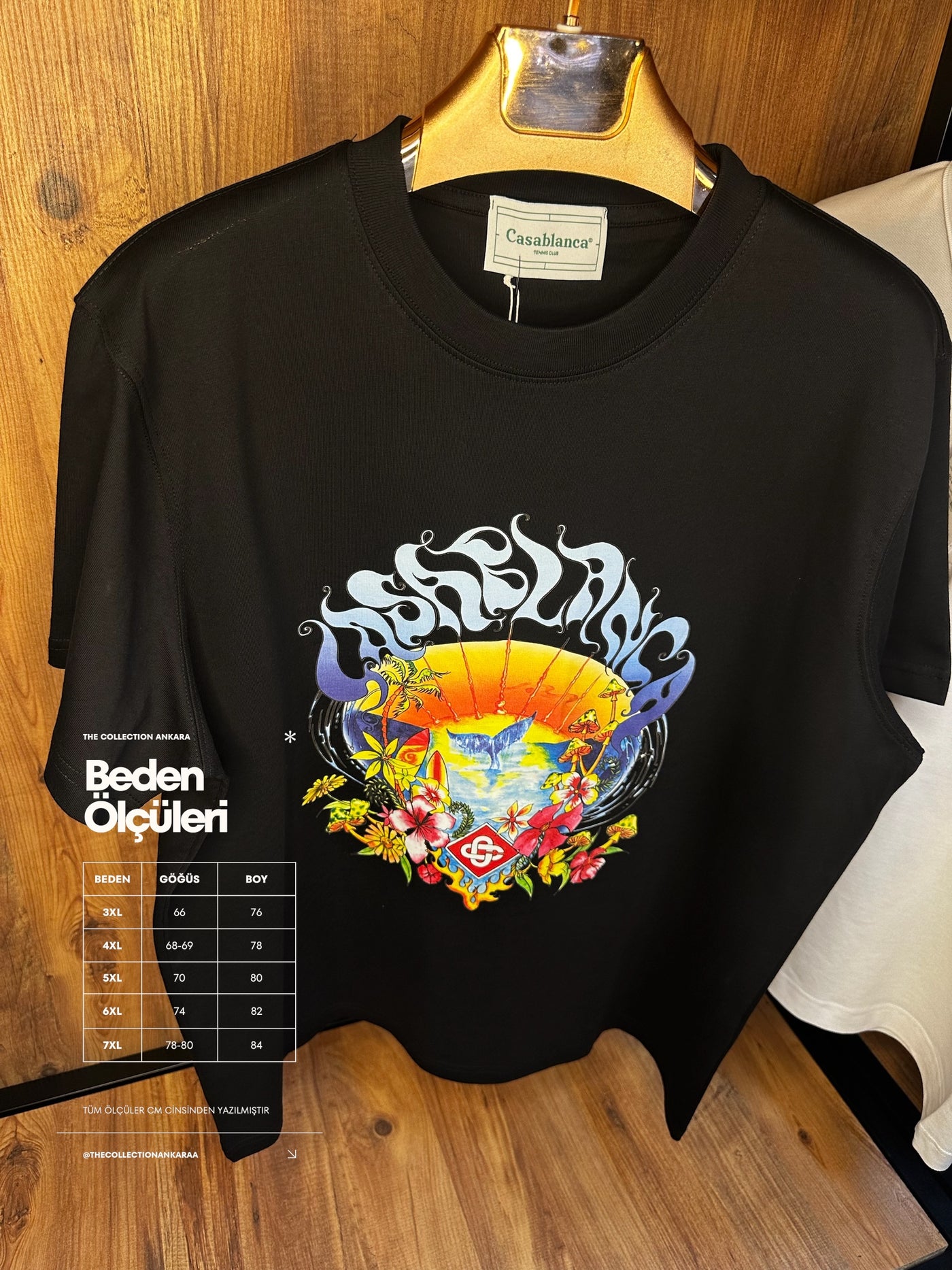 Csablanca Premium İthal Battal Beden T-Shirt