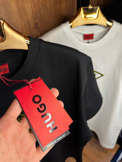 Hugo B. Premium İthal Battal Beden T-Shirt