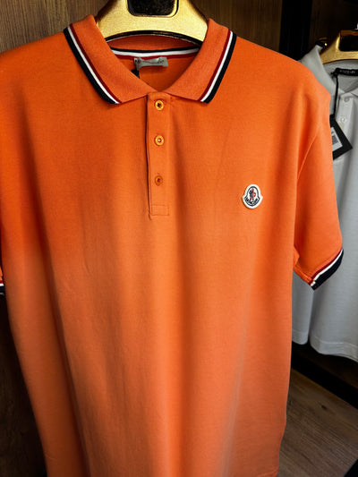 Mncler Premium İthal Battal Beden Polo Yaka T-Shirt