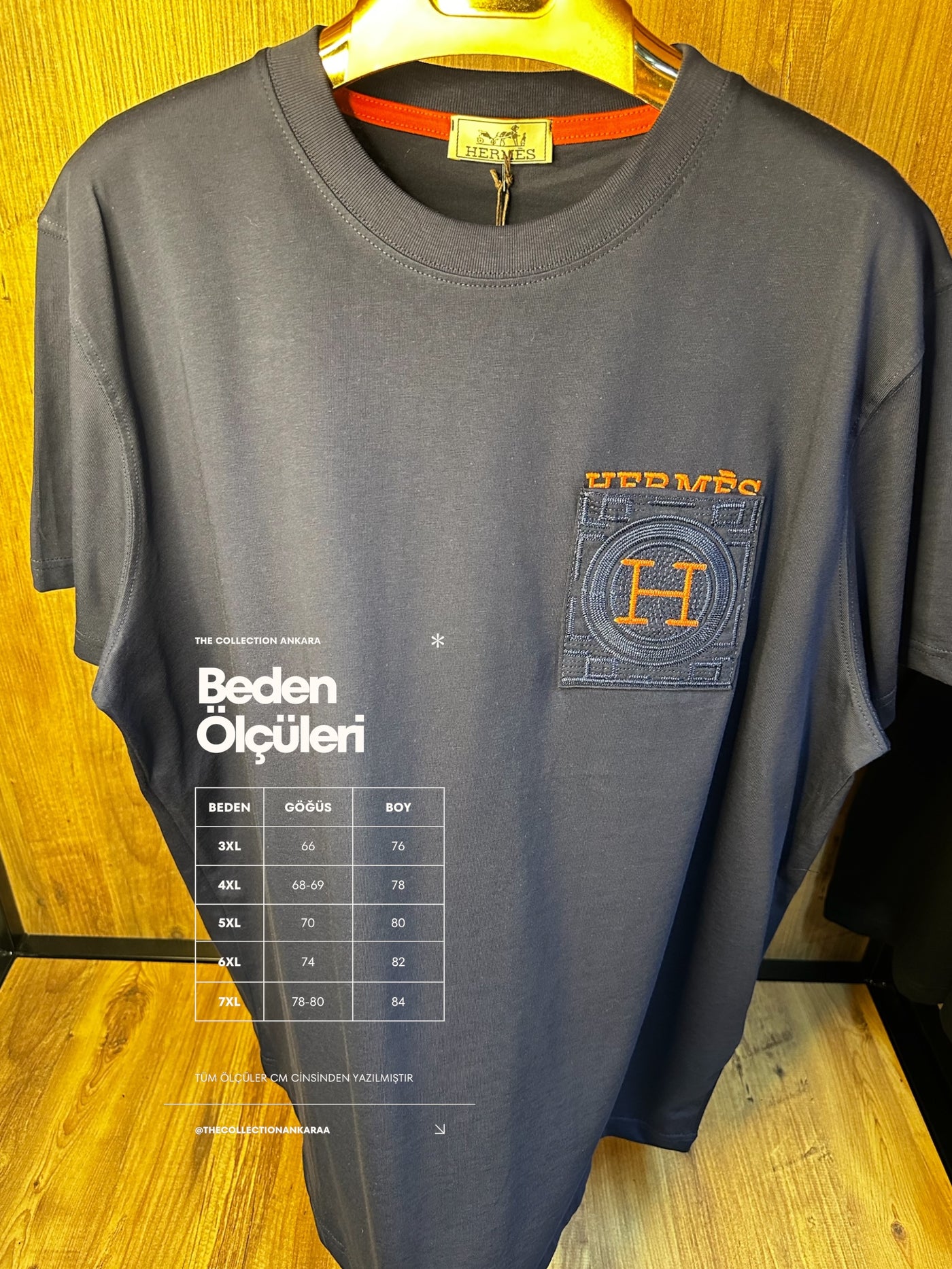 Hermes Premium İthal Battal Beden T-Shirt