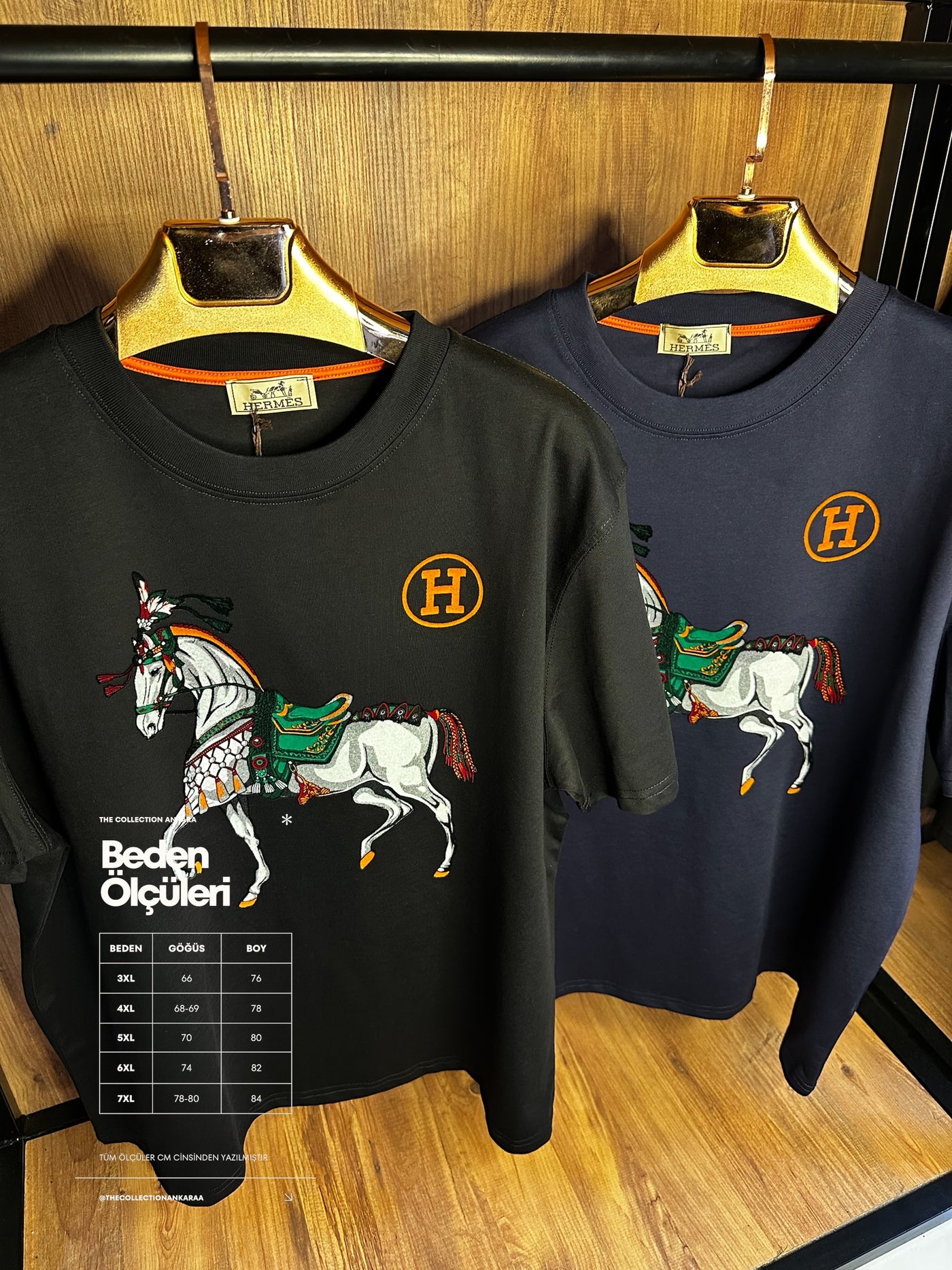 Hermes Premium İthal Battal Beden T-Shirt
