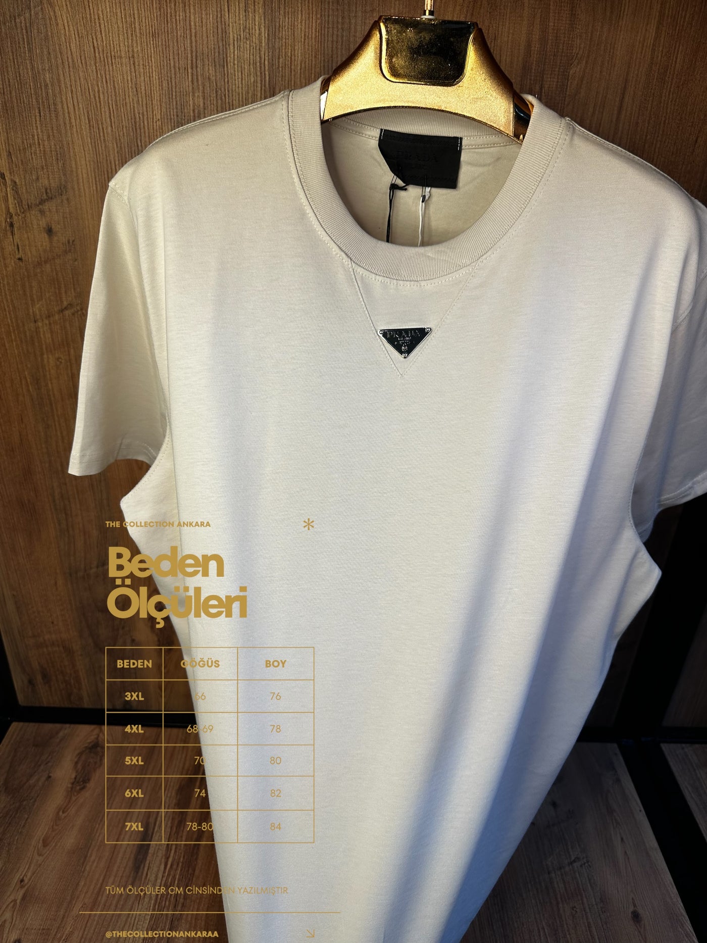 Prda Premium İthal Battal Beden T-Shirt
