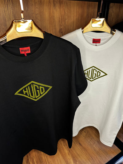 Hugo B. Premium İthal Battal Beden T-Shirt
